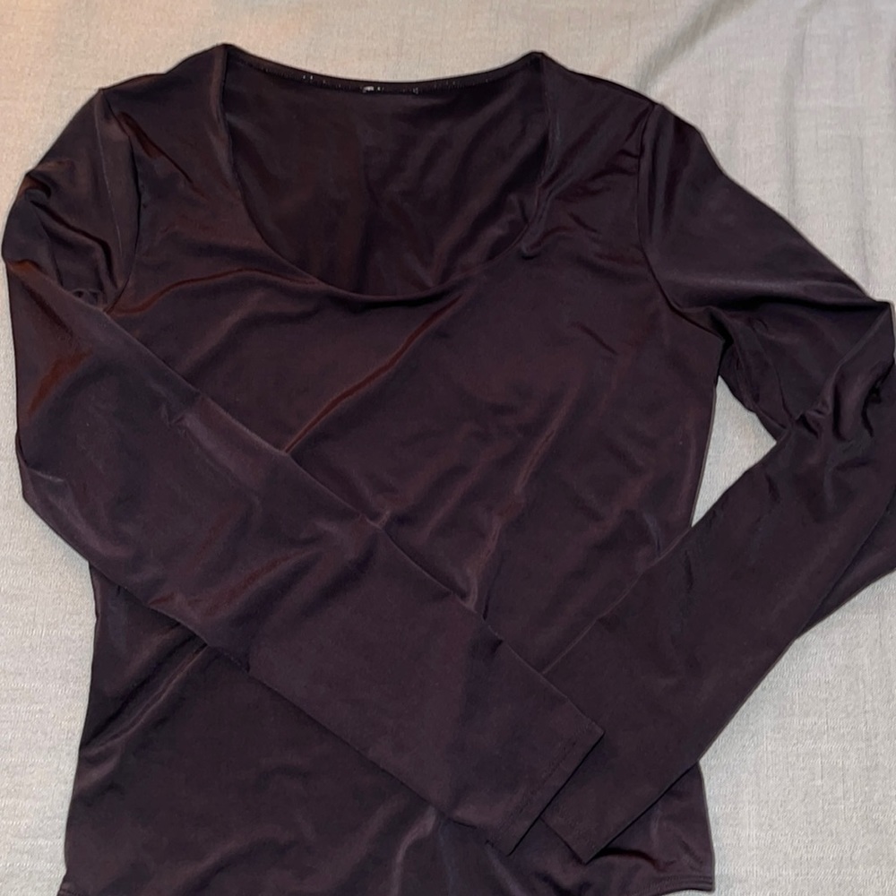 Express long sleeve thong bodysuit size M worn once